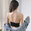 Sexy Seamless Bras For Women Padded Underwear Backless Bralette Sleep Top Camis Wireless Fitness Zipper Bra Lingerie