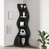 Tribesigns Corner Shelf, Modern 5-Tier Wall Corner Bookshelf, Stylish Corner Small Bookcase Storage Rack Plant Stand