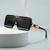 Modern Luxurious Sunglasses for Men Women Square Gradient Designer Unisex Brand Glasses Glamour Fashion Shades UV400