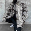 New Autumn And Winter Men's Long-Sleeved Fur Jacket American Retro Fashion Trend High Street Loose Casual Niche Men's Tops 2025