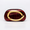 Women Acrylic Clutch Box Handbag Metal Handle Evening Bag Trendy Ladies Shoulder Crossbody Purse for Wedding Prom Cocktail Party