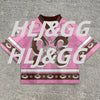 HLJ&GG Spring Summer New Letter Print Mesh Loose Basketaball Tshirts Women V Neck Short Sleeve Tops Fashion Pullover Streetwear