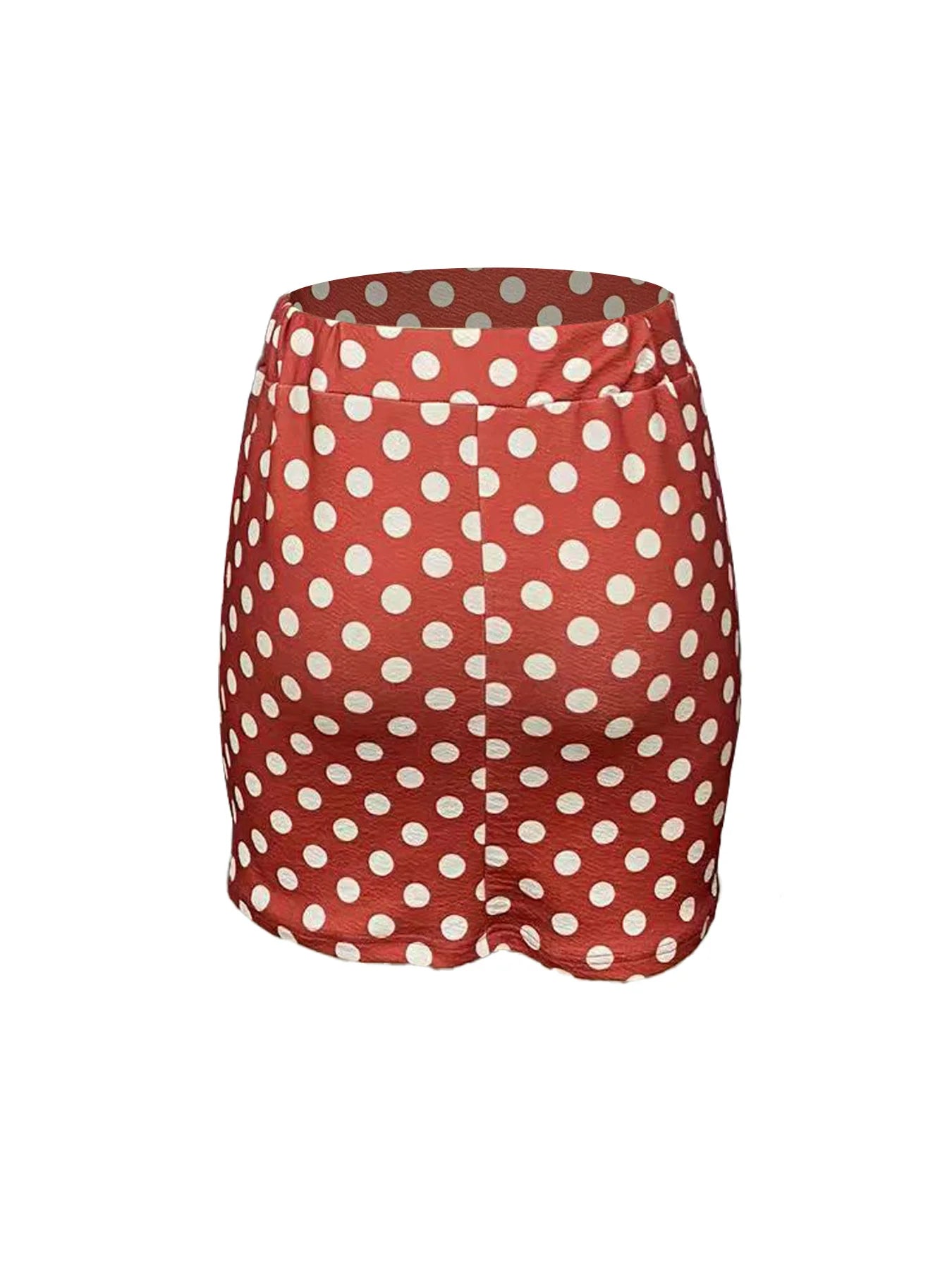 Qianniao style elegant elastic waist half skirt, hip hugging high waist short skirt