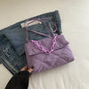 Acrylic Chain Crossbody Square Bags Casual Flap Women Commute Bags Quilted All-match Winter Large Capacity for Girls Shopping