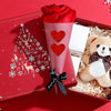 300Pcs/roll Sparkle Heart Stickers Red Love Scrapbooking Adhesive Sticker for Valentines Day Wedding Gift Box Bag Decoration 1''