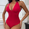 Sexy Sleeveless Bodycon Jumpsuit Women Fashion Camisole Top Abdomen Control Bodysuit Party Hotel Streetwear Outerwear Shapewear
