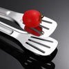 Stainless Steel Food Tongs Barbecue Tongs Meat Salad Steak Food Serving Clip Tweezers Long BBQ Cooking Tongs Kitchen Utensils