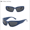 Designer y2k UV400 Mirrored Sunglasses Women White Sun Glasses Men Hispter Sport Driving Cycling Ladies Shades 2023 gafas de sol