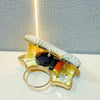 Luxurious Design Sparkling Banquet Clutch Bag Fashion Pearl inlay Wedding Handbag Lady Chain Shoulder Bag New Clutch Purse