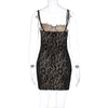 Dulzura Strap Lace  Mini Dress Patchwork Bodycon Party Elegant Club Outfits Y2K Clothes 2023 Summer Women Clothes Drop Shipping