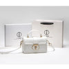 Luxury Designer Bags with High Quality Alligator Printing Leather and Delicate Metal Design Women's Portable Shoulder Bag