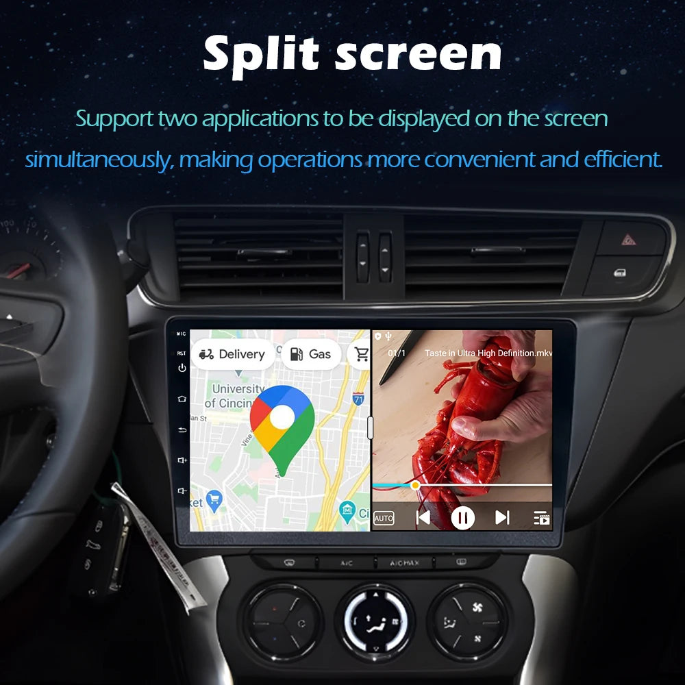 Android 14 For Fiat Fiorino Qubo Citroen Nemo Peugeot Bipper 2008 - 2017 Carplay Auto QLED Screen 4G Car Radio Multimedia Player