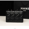 Classic Quilted Detail Square Bag, Solid Color Flap Shoulder Bag, All-Match Chain Bag