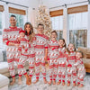 Christmas Family Matching Pajamas Set 2025 Mom Dad Kids Elk Print 2Pcs Clothes Baby Romper Family Look Soft Sleepwear Xmas Gift
