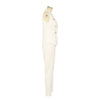 Business OL Work Wear Two Piece Pant Suits for Women Set Elegant Sleeveless Blazer Top + Pencil Pants Office Lady Matching Sets