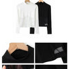 Summer Women T Shirt Girls T-Shirt Woman Clothes Long Sleeve Tops Spring Black Slim Tshirt Female Crop Top Tee Sexy Skinny Y2k
