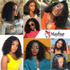 Curly Short Bob 200% HD 13X4 Lace Frontal 100% Natural Human Hair Wigs Deep Water Wave 13X4 Lace Front Wig 4x4 Closure For Women