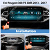 12.3 inch 2400*900 For Peugeot 308 T9 308S 2013 - 2017 Radio Car Video Player Stereo Android 14 GPS Multimedia Carplay Head Unit