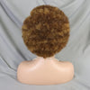 MALAIKA Kinky Curly Short Lace Front Wig Afro Bob Human Hair Natural Hairline 13X4 Lace Frontal Glueless Human Hair Wigs