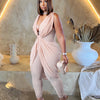 Female Jumpsuit Summer One Piece Ladies Mesh Jumpsuit V Neck Sleeveless Sexy Jumpsuit Woman Wholesale Dropshipping