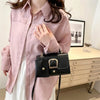 Flip Top Buckle Design Handbag Shoulder Bag with Adjustable Strap, Stylish Crossbody Purse for Women Tote Bag with Mini Pouch