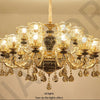 Chandelier Living Room Grand Luxury Crystal Lamp Dining Room Bedroom Decoration French Retro Chandelier Lighting Fixtures