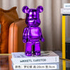20/28/35cm Aesthetic Bear Figure Stautes Ceramics Violent Bear Figurines Sculptures Decor Luxury Room Decorations Home Ornament