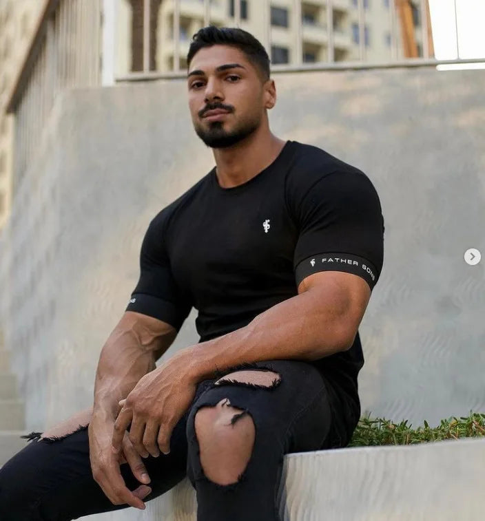Men's Summer Round Neck Short Sleeve Loose T-Shirt