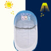 Baby Bed Folding Portable Baby Crib with Net and Awning Baby Nest Portable Baby Bed for Camping Infant Bed Bassinet for Baby