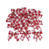 20/10pcs Linen Christmas Bow Decoration Christmas Tree Hanging Ornaments Bowknot For Xmas Wreath New Year 2024 Navidad Gifts Bow