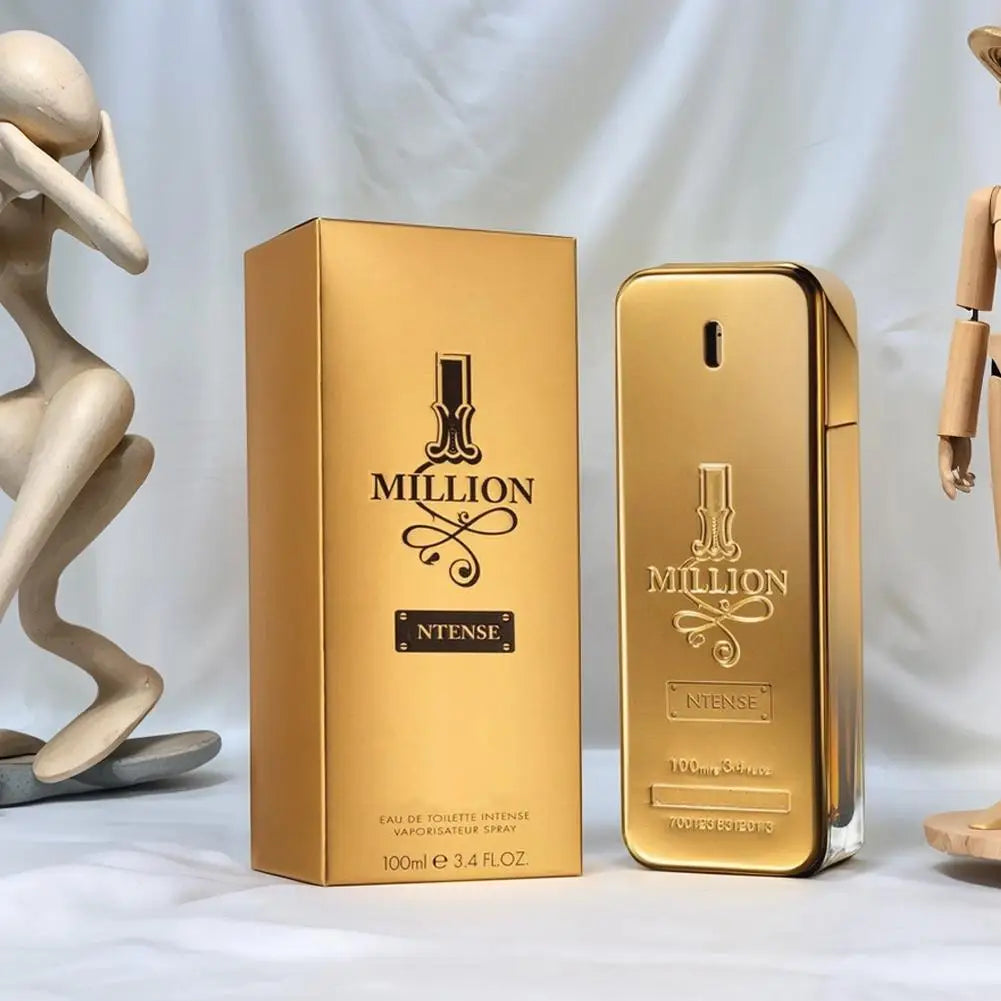 50/100ml Perfume Golden Million Gold Brick Extrait - Men's Long-Lasting Woody Perfume Men's Perfume Pray Fragrance