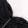 NewAsia Off the Shoulder Blazer Dress Double Breasted Anti slip Backless Ruched Low Cut Zipper Bodycon Robe Elegant Club Dresses
