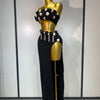 High Quality Women Sexy Flower Strapless Top High Slit Long Skirt Elegant Evening Party Two Piece Set Luxury Birthday Club Gown