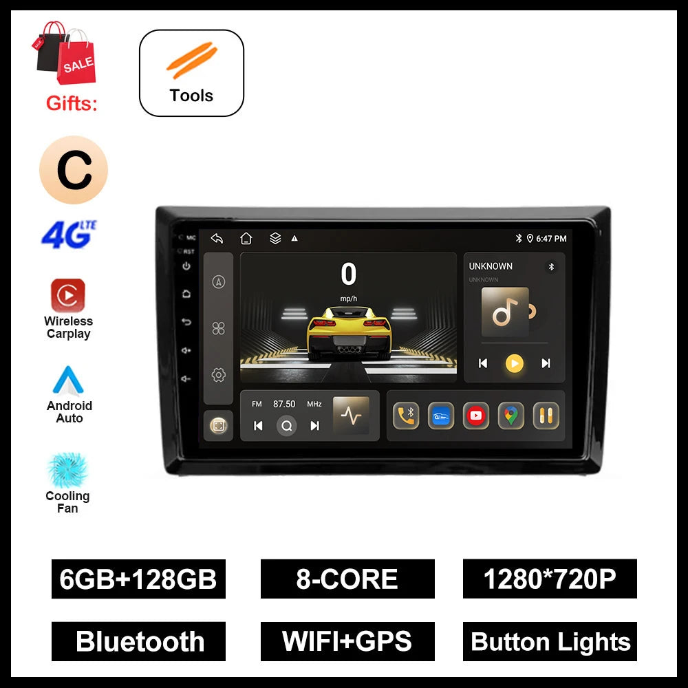 Android OS 9 inch for Volkswagen Beetle A5 2011 - 2019 Car Multimedia Radio Video Player WiFi Auto Accessories RDS Bluetooth