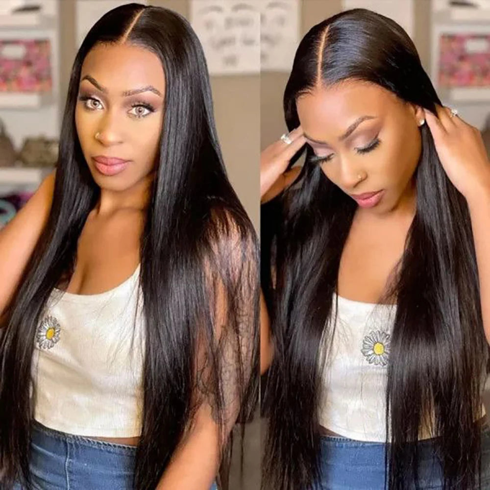 13x4 Real HD Lace Wigs Straight Human Hair Wigs Human Hair 30 Inch Lace Front Wig Human Hair Wigs Brazilian Hair Wigs For Women