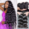 12A Brazilian Body Wave Bundles 100% Unprocessed Virgin Hair Body Wave 3 Bundles Human Hair Weave Bundles Deals Natural Black