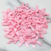 (50 Pcs) 4*4cm Colourful Ribbon Bows Small Size Polyester Satin Ribbon Bow Flower DIY Craft Decoration