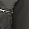 Chic Women's Faux Leather Jacket - Sexy Zip-Up Crop Top with Stand Collar, Long Sleeve, Solid Color -  PU Leather Jacket