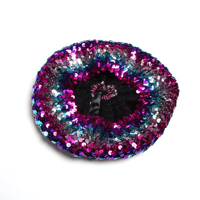 Beret Hats for Women Sequin Paris Artist Cap Street All-match Hat Women's Pumpkin Hat Panama Bucket Hat Зимняя Шапка