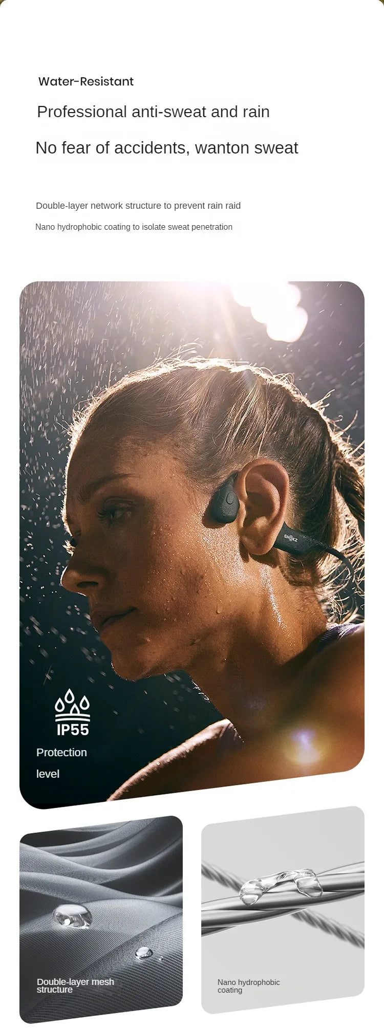 Original SHOKZ S810 Bone Conduction Earphone Openrun Pro Wireless Bluetooth5.1 Earphones Waterproof Sport Running Headset