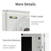 4K Digital Camera Travel Selfie Camara 50 Megapixels Zoom HD Photography 2.4inch Screen Entry-Level Kids Campus Mini Retro Cam