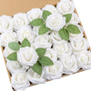 50-200PCS Artificial Roses Flowers Foam Flowers with Stems Fake Roses for DIY Wedding Bouquets Centerpieces Valentine's Day