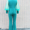 Ladies Elegant Office Jumpsuit Romper For Women 2023 High Waist Wedding Overalls Sequins Bodycon Long Sleeve Party Jumpsuit Club