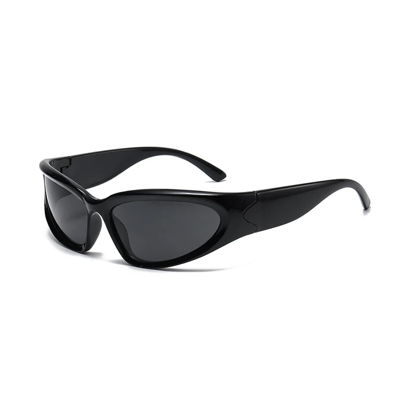 Designer y2k UV400 Mirrored Sunglasses Women White Sun Glasses Men Hispter Sport Driving Cycling Ladies Shades 2023 gafas de sol