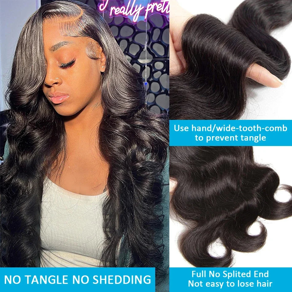 32Inch Body Wave 13x4 13x6 HD Lace Front Human Hair Wigs 4X6 5X5 Glueless Wig Ready To Wear Brazilian Lace Frontal Wig For Women