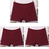 3pcs Cotton Women Panties Lady Plus Size Boxer Underwear High Waist Briefs Solid Color Female Shorts Safety Panty