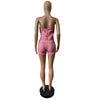 FAGADOER Spring Summer New Sexy Backless Rompers for Women Solid Pocket Cargo Patchwork Jumpsuits Female Streetwear Overalls