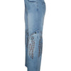 2025 Summer Fashion Woman Vintage Embroidery Denim Trousers Casual High Waist Straight Leg Jeans Women Street Clothes Jean Pants