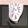 2024 New Novel Surreal Melting Distorted Wall Clocks Surrealist Salvador Dali Style Wall Decororation Home Garden Clock