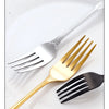 Golden Stainless Steel Cutlery Set Royal European Spoon Fork Complete Tableware Retro Design Dishwasher Safe Elegant Flatware